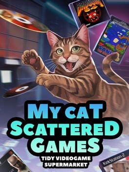 My Cat Scattered Games: Tidy Videogame Supermarket - upcoming PC game cover