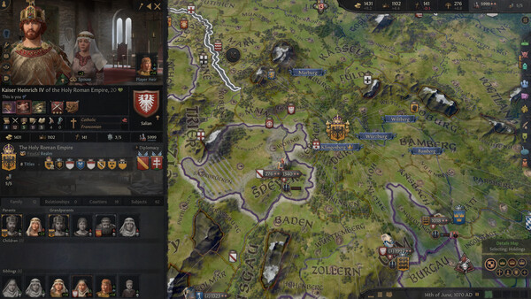 Crusader Kings III - capture d'écran 4 (gameplay PC)