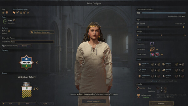 Crusader Kings III - capture d'écran 5 (gameplay PC)