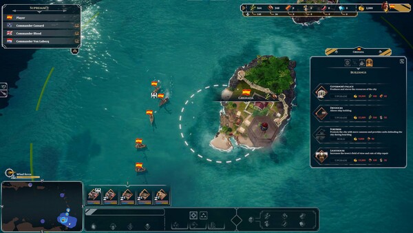 Corsairs: Battle of the Caribbean - capture d'écran 1 (gameplay PC)