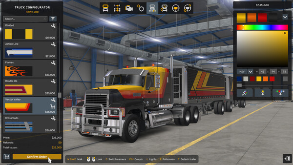 American Truck Simulator - capture d'écran 6 (gameplay PC)