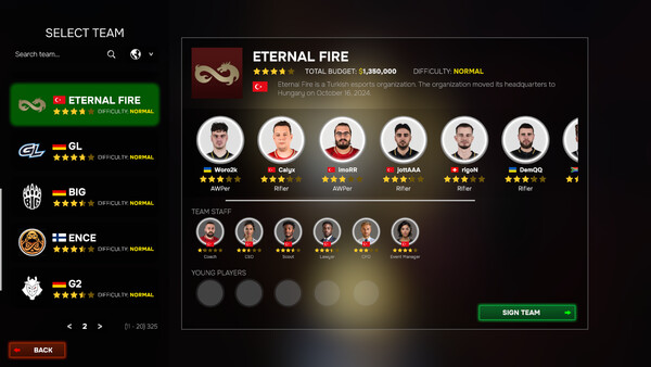 Esports Manager 2026 - capture d'écran 6 (gameplay PC)