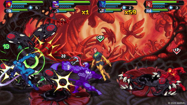 Marvel Cosmic Invasion - capture d'écran 2 (gameplay PC)