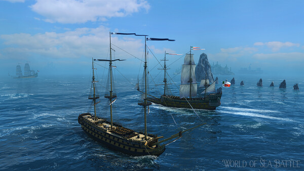World of Sea Battle - capture d'écran 2 (gameplay PC)