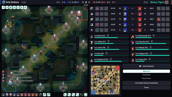 Teamfight Manager 2 - capture d'écran 1 (gameplay PC)