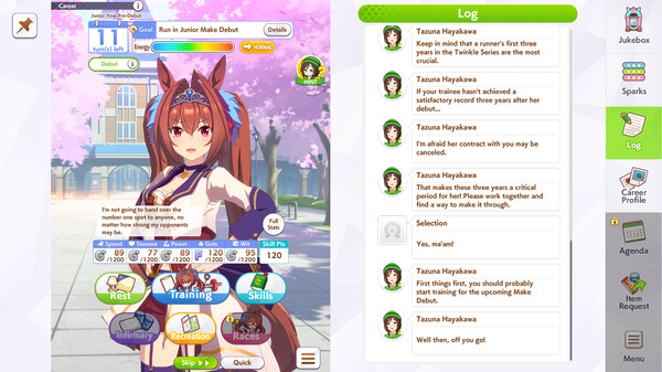 Umamusume: Pretty Derby - capture d'écran 5 (gameplay PC)
