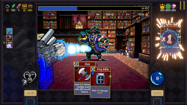 Vampire Crawlers: The Turbo Wildcard from Vampire Survivors - capture d'écran 2 (gameplay PC)