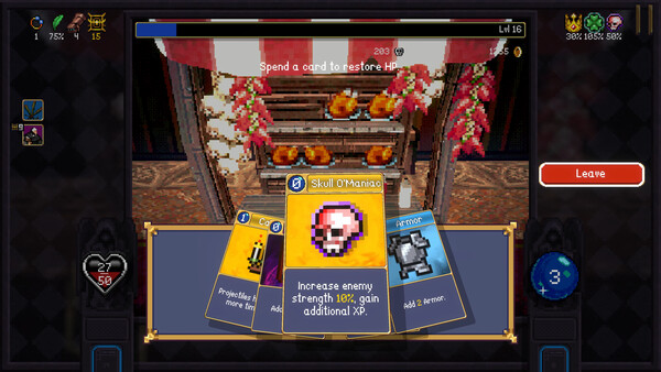 Vampire Crawlers: The Turbo Wildcard from Vampire Survivors - capture d'écran 6 (gameplay PC)