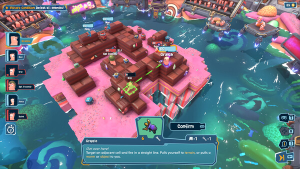 Worms Galactic Tactics - capture d'écran 2 (gameplay PC)