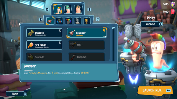 Worms Galactic Tactics - capture d'écran 3 (gameplay PC)