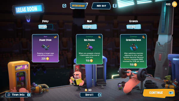 Worms Galactic Tactics - capture d'écran 1 (gameplay PC)