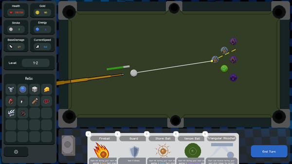 Brave Billiards - capture d'écran 1 (gameplay PC)