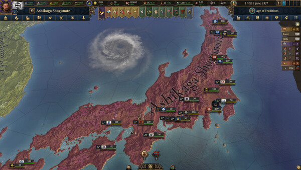 Europa Universalis V - capture d'écran 3 (gameplay PC)