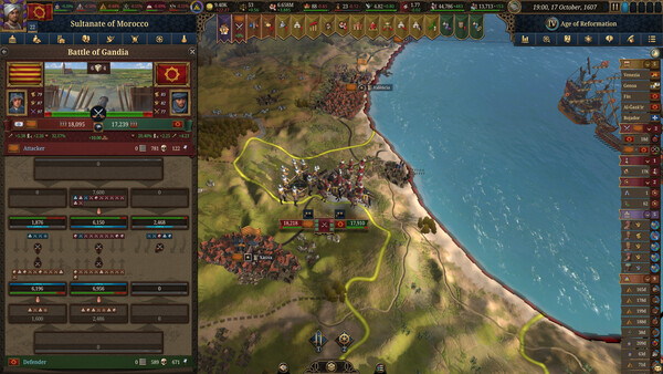 Europa Universalis V - capture d'écran 5 (gameplay PC)