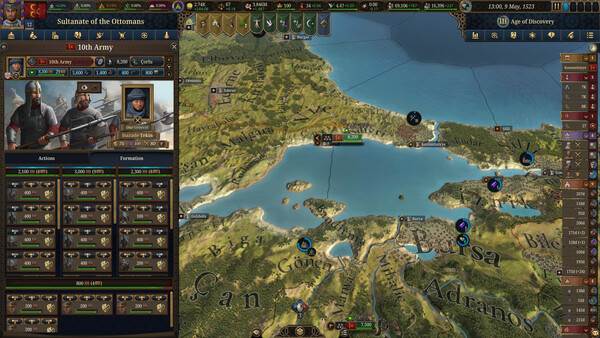 Europa Universalis V - capture d'écran 1 (gameplay PC)