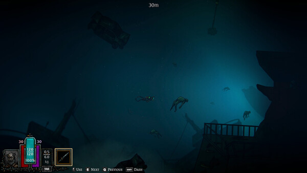 Dive or Die: Children of Rain - capture d'écran 4 (gameplay PC)