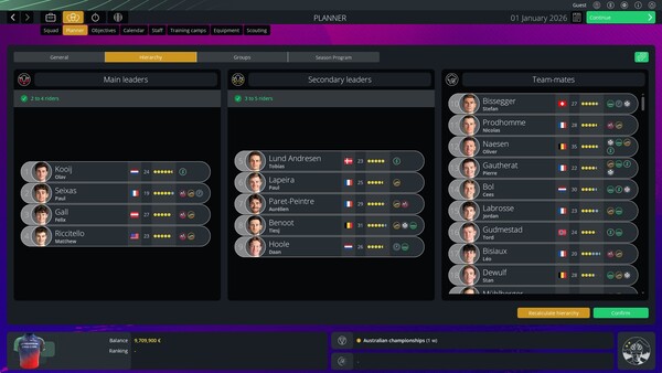 Pro Cycling Manager 26 - capture d'écran 1 (gameplay PC)