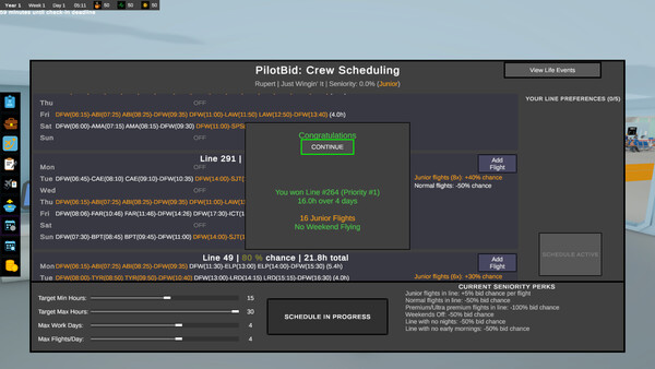 Pilot Tycoon - capture d'écran 2 (gameplay PC)
