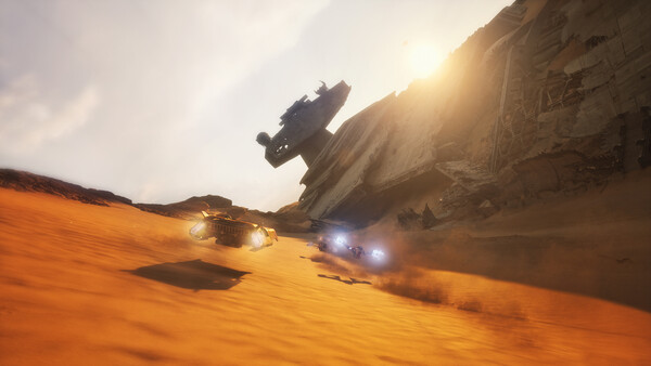 Star Wars: Galactic Racer - capture d'écran 1 (gameplay PC)