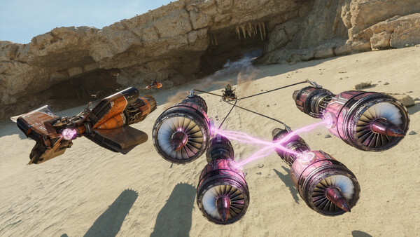 Star Wars: Galactic Racer - capture d'écran 2 (gameplay PC)