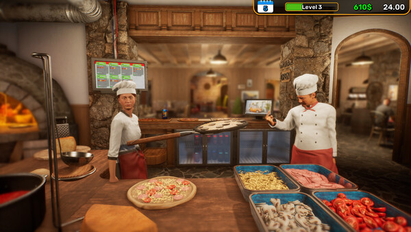 Pizza House Simulator - capture d'écran 1 (gameplay PC)