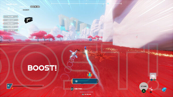 Indie Hoverboard Racing - capture d'écran 1 (gameplay PC)