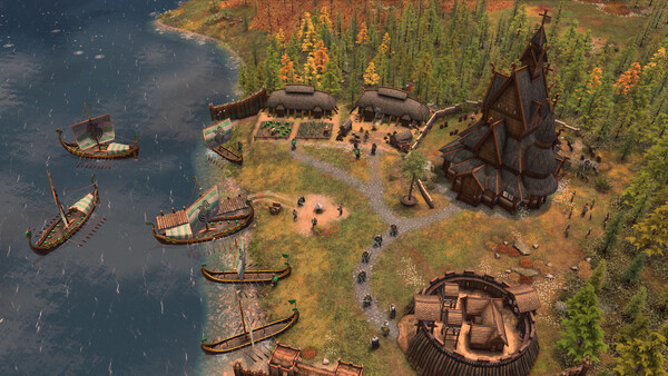 Age of Empires IV: Raiders of the North - capture d'écran 1 (gameplay PC)