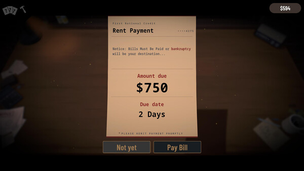 Bills Must Be Paid - capture d'écran 2 (gameplay PC)