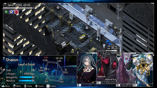 Cyber Demon Protocol - capture d'écran 1 (gameplay PC)