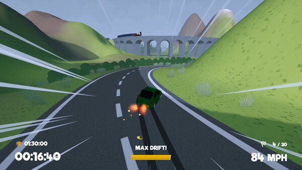 Turbo Hatchback Time Attack - capture d'écran 1 (gameplay PC)