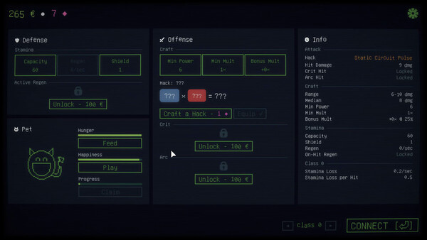 Hack 42: Typing Incremental - capture d'écran 2 (gameplay PC)