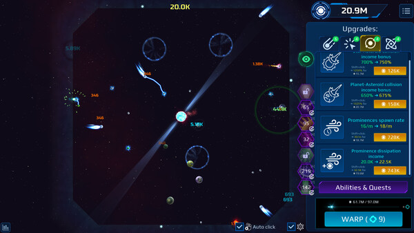Astromental Incremental - capture d'écran 3 (gameplay PC)