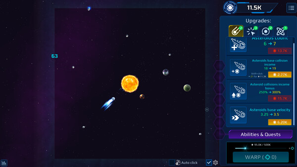Astromental Incremental - capture d'écran 6 (gameplay PC)