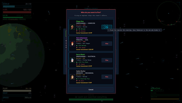 Space Cadets: Engineering Corps - capture d'écran 5 (gameplay PC)