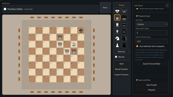 Shift Chess - capture d'écran 2 (gameplay PC)