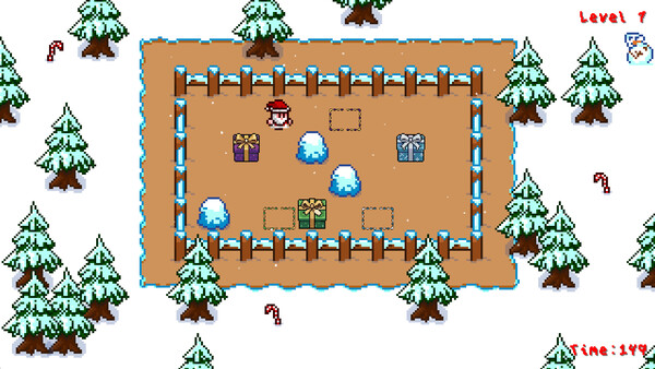 Ho Ho Ho Sokoban - capture d'écran 2 (gameplay PC)
