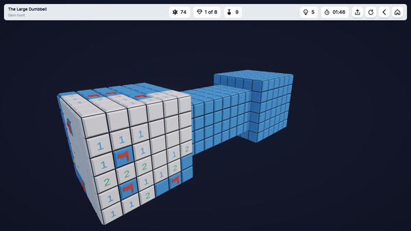 Cube Sweeper: 3D Minesweeper - capture d'écran 6 (gameplay PC)