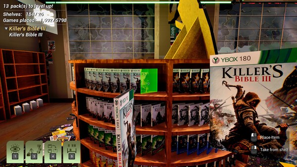 My Cat Scattered Games: Tidy Videogame Supermarket - capture d'écran 4 (gameplay PC)