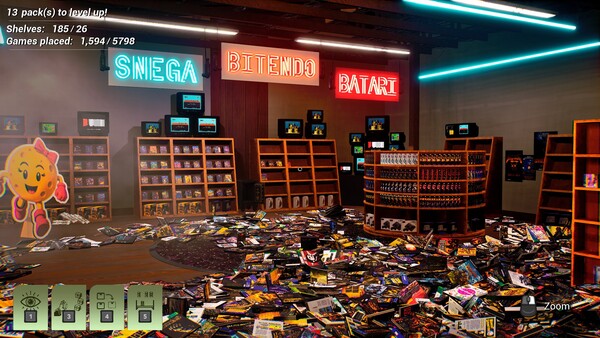 My Cat Scattered Games: Tidy Videogame Supermarket - capture d'écran 2 (gameplay PC)