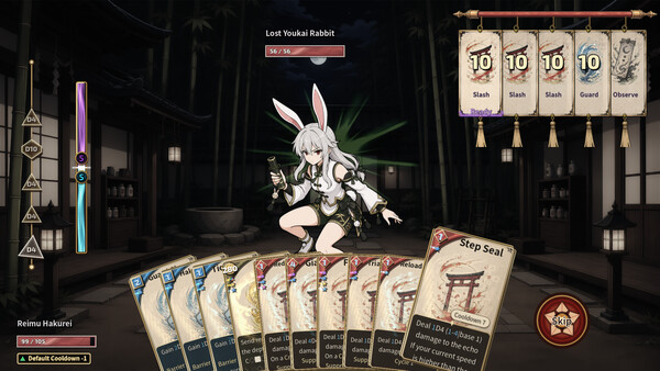 Touhou Bansho Cards - capture d'écran 1 (gameplay PC)