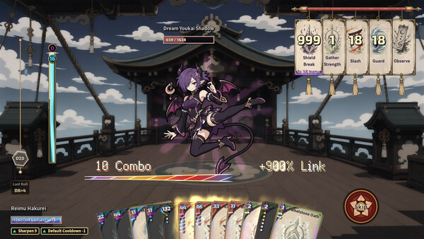 Touhou Bansho Cards - capture d'écran 2 (gameplay PC)