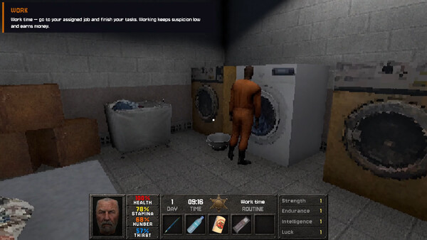 The Yard: Escape from Prison - capture d'écran 3 (gameplay PC)