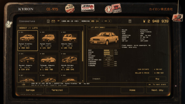 Touge: JDM Dealership Simulator - capture d'écran 2 (gameplay PC)