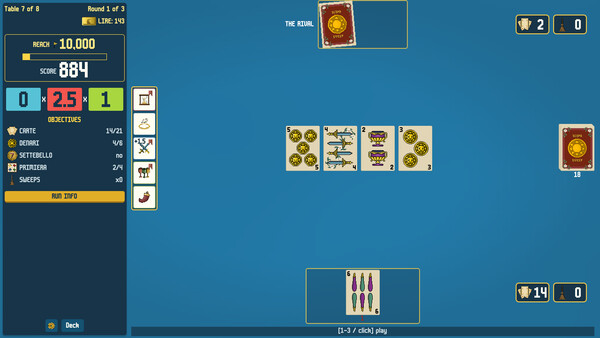 Scopa Sweep - capture d'écran 1 (gameplay PC)