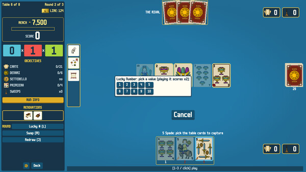 Scopa Sweep - capture d'écran 6 (gameplay PC)