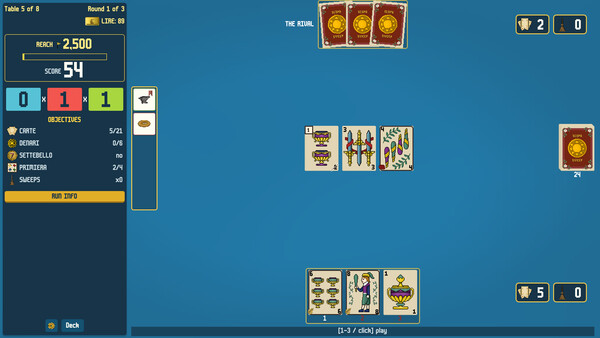 Scopa Sweep - capture d'écran 5 (gameplay PC)