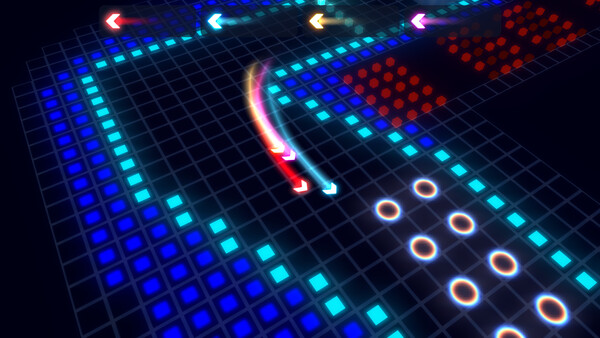 Glow Arcade Racer - capture d'écran 1 (gameplay PC)