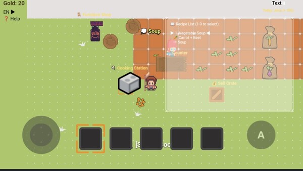 Tiny Garden Café - capture d'écran 4 (gameplay PC)
