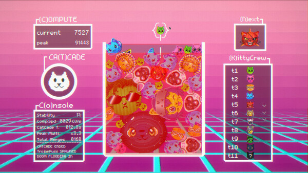 CyberKitty: Neon Merge - capture d'écran 4 (gameplay PC)