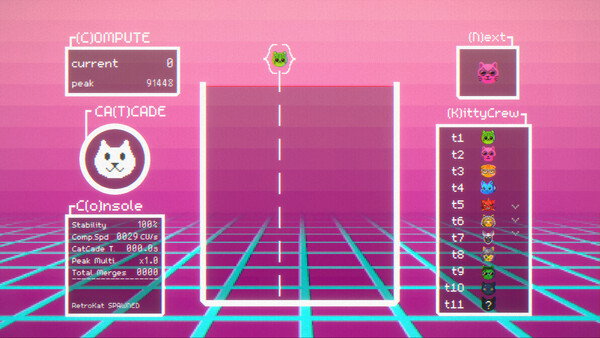 CyberKitty: Neon Merge - capture d'écran 1 (gameplay PC)